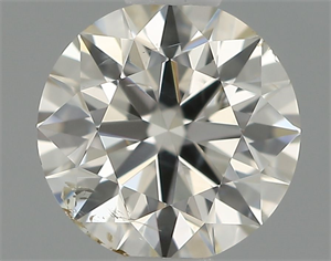 Picture of Natural Diamond 0.51 Carats, Round with Excellent Cut, H Color, SI2 Clarity and Certified by IGI