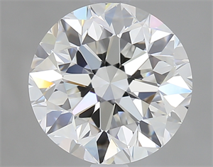 Picture of 2.01 Carats, Round Diamond with Very Good Cut, E Color, VVS1 Clarity and Certified by GIA