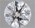 1.62 Carats, Round Diamond with Excellent Cut, D Color, IF Clarity and Certified by GIA