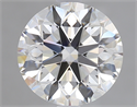 2.09 Carats, Round Diamond with Excellent Cut, G Color, VVS2 Clarity and Certified by GIA