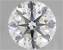 2.03 Carats, Round Diamond with Excellent Cut, H Color, VS1 Clarity and Certified by GIA