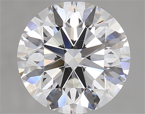 Picture of 3.03 Carats, Round Diamond with Excellent Cut, E Color, VS2 Clarity and Certified by GIA