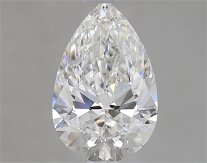 Picture of 1.02 Carats, Pear Diamond with  Cut, F Color, IF Clarity and Certified by GIA