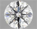 2.01 Carats, Round Diamond with Excellent Cut, F Color, VVS2 Clarity and Certified by GIA