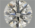 Natural Diamond 0.50 Carats, Round with Excellent Cut, H Color, SI2 Clarity and Certified by IGI