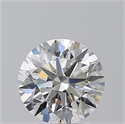 Natural Diamond 2.02 Carats, Round with Excellent Cut, F Color, IF Clarity and Certified by GIA