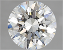 3.03 Carats, Round Diamond with Excellent Cut, I Color, VS2 Clarity and Certified by GIA