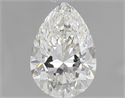 1.01 Carats, Pear Diamond with  Cut, H Color, VVS1 Clarity and Certified by GIA