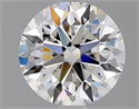 Natural Diamond 1.51 Carats, Round with Very Good Cut, F Color, VS1 Clarity and Certified by GIA