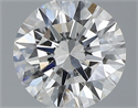 Natural Diamond 0.44 Carats, Round with Excellent Cut, F Color, SI2 Clarity and Certified by GIA