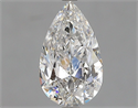 Natural Diamond 1.01 Carats, Pear with  Cut, F Color, SI2 Clarity and Certified by GIA