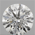 Natural Diamond 1.42 Carats, Round with Excellent Cut, F Color, VVS2 Clarity and Certified by GIA