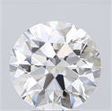 Natural Diamond 4.01 Carats, Round with Excellent Cut, G Color, VS2 Clarity and Certified by GIA