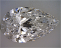 Natural Diamond 2.00 Carats, Pear with  Cut, D Color, SI1 Clarity and Certified by GIA