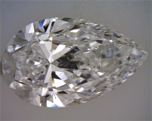 Picture of Natural Diamond 2.00 Carats, Pear with  Cut, D Color, SI1 Clarity and Certified by GIA