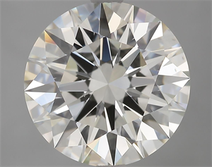 Picture of Natural Diamond 3.11 Carats, Round with Excellent Cut, J Color, VS2 Clarity and Certified by GIA