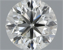 Natural Diamond 0.50 Carats, Round with Very Good Cut, J Color, VS1 Clarity and Certified by GIA