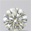 Natural Diamond 0.43 Carats, Round with Excellent Cut, K Color, VS2 Clarity and Certified by IGI