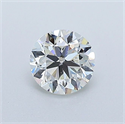 Natural Diamond 0.50 Carats, Round with Very Good Cut, I Color, VS2 Clarity and Certified by GIA