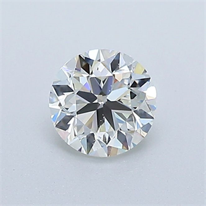 Picture of Natural Diamond 0.50 Carats, Round with Very Good Cut, I Color, VS2 Clarity and Certified by GIA