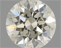 Natural Diamond 0.40 Carats, Round with Very Good Cut, K Color, SI1 Clarity and Certified by IGI