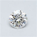 Natural Diamond 0.43 Carats, Round with Very Good Cut, F Color, VS2 Clarity and Certified by GIA