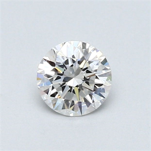 Picture of Natural Diamond 0.43 Carats, Round with Very Good Cut, F Color, VS2 Clarity and Certified by GIA