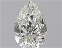 Natural Diamond 0.72 Carats, Pear with  Cut, I Color, VVS1 Clarity and Certified by GIA