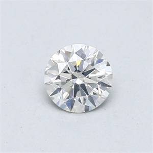 Picture of Natural Diamond 0.44 Carats, Round with Excellent Cut, H Color, SI2 Clarity and Certified by GIA