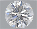 Natural Diamond 0.40 Carats, Round with Very Good Cut, E Color, SI1 Clarity and Certified by GIA