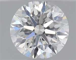 Picture of Natural Diamond 0.40 Carats, Round with Very Good Cut, E Color, SI1 Clarity and Certified by GIA