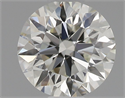 Natural Diamond 0.40 Carats, Round with Very Good Cut, J Color, VVS2 Clarity and Certified by GIA