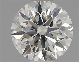 Picture of Natural Diamond 0.40 Carats, Round with Very Good Cut, J Color, VVS2 Clarity and Certified by GIA