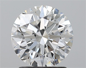 Picture of Natural Diamond 1.71 Carats, Round with Excellent Cut, F Color, VS2 Clarity and Certified by GIA