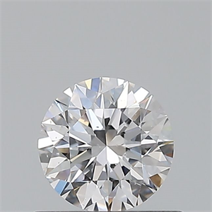 Picture of Natural Diamond 0.44 Carats, Round with Excellent Cut, D Color, SI2 Clarity and Certified by GIA