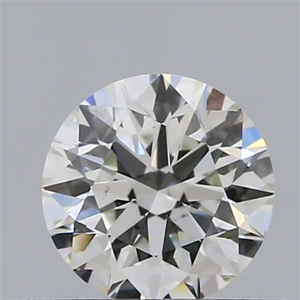 Picture of Natural Diamond 0.40 Carats, Round with Excellent Cut, F Color, SI1 Clarity and Certified by IGI