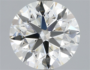 Picture of Natural Diamond 2.01 Carats, Round with Excellent Cut, H Color, SI1 Clarity and Certified by GIA