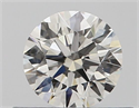 Natural Diamond 0.40 Carats, Round with Excellent Cut, I Color, VVS2 Clarity and Certified by GIA