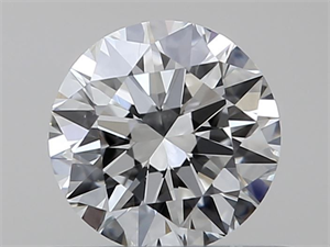 Picture of Natural Diamond 0.40 Carats, Round with Excellent Cut, H Color, VVS2 Clarity and Certified by GIA