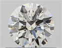 Natural Diamond 0.51 Carats, Round with Excellent Cut, J Color, VS2 Clarity and Certified by GIA