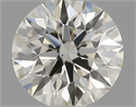 Natural Diamond 0.41 Carats, Round with Excellent Cut, I Color, VS2 Clarity and Certified by IGI