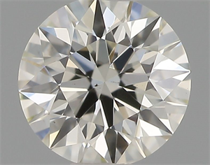 Picture of Natural Diamond 0.41 Carats, Round with Excellent Cut, I Color, VS2 Clarity and Certified by IGI