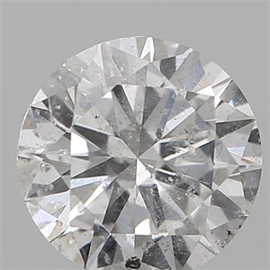 Picture of Natural Diamond 0.70 Carats, Round with Very Good Cut, E Color, I1 Clarity and Certified by IGI