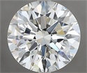 Natural Diamond 2.90 Carats, Round with Excellent Cut, K Color, IF Clarity and Certified by GIA