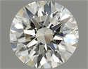 Natural Diamond 0.40 Carats, Round with Excellent Cut, J Color, VS1 Clarity and Certified by GIA