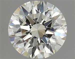 Picture of Natural Diamond 0.40 Carats, Round with Excellent Cut, J Color, VS1 Clarity and Certified by GIA