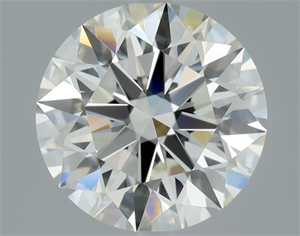 Picture of Natural Diamond 2.01 Carats, Round with Excellent Cut, J Color, VS2 Clarity and Certified by GIA