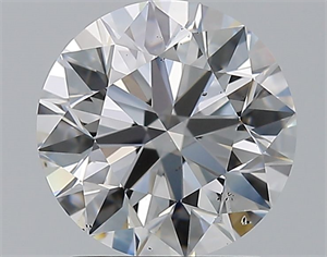 Picture of Natural Diamond 1.90 Carats, Round with Excellent Cut, D Color, SI1 Clarity and Certified by GIA