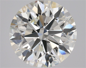 Picture of Natural Diamond 2.50 Carats, Round with Excellent Cut, I Color, IF Clarity and Certified by IGI