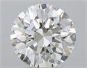 Natural Diamond 2.37 Carats, Round with Excellent Cut, H Color, VS1 Clarity and Certified by IGI